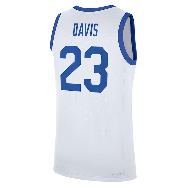 Anthony Davis Kentucky Wildcats Nike Performance Replica Basketball Jersey - White - Image 3