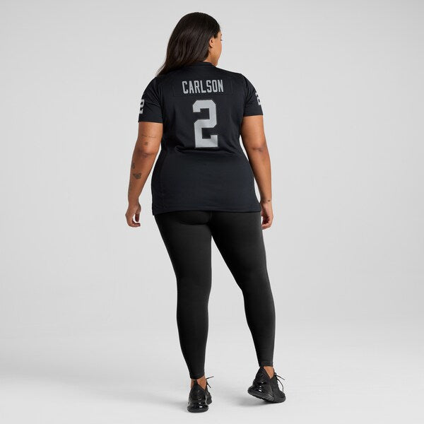 Daniel Carlson Las Vegas Raiders Nike Women's Game Jersey - Black - Image 7