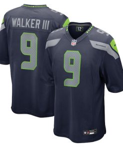 Kenneth Walker III Seattle Seahawks Nike Team Game Jersey -  College Navy