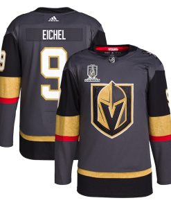 Jack Eichel Vegas Golden Knights adidas 2023 Stanley Cup Champions Authentic Alternate Player Jersey - Gray