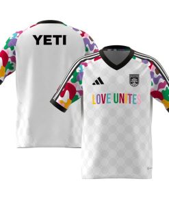 Austin FC adidas Youth 2024 Pride Pre-Match Top - White