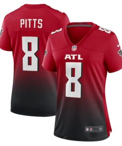 Kyle Pitts Atlanta Falcons Nike Women's Alternate Game Jersey - Red/Black