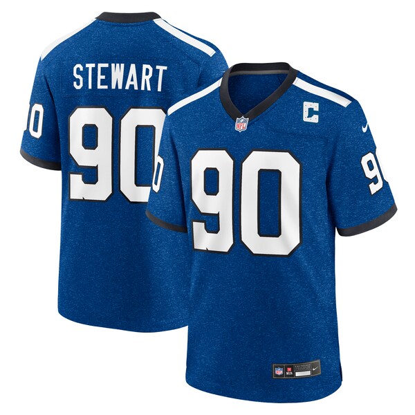 Grover Stewart Indianapolis Colts Nike Indiana Nights Alternate Game Jersey - Royal/Royal - Image 2