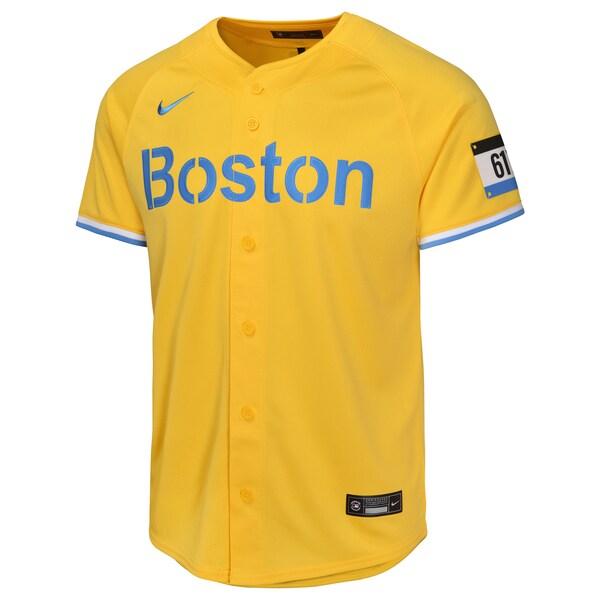 Trevor Story Boston Red Sox Nike Youth City Connect Limited Player Jersey - Gold - Image 2