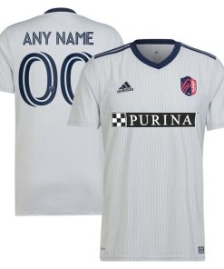 St. Louis City SC adidas 2024 The Spirit Kit Replica Custom Jersey - Gray
