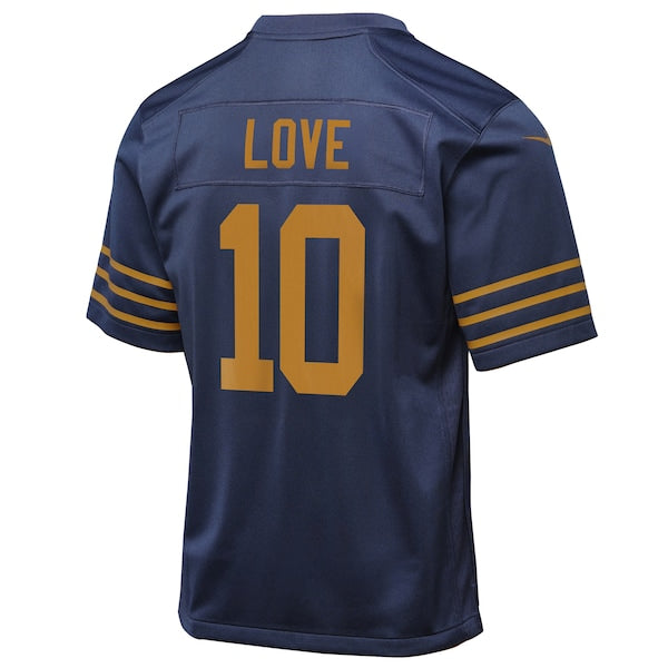 Jordan Love Green Bay Packers Nike Youth The 1923 Classic Game Jersey - Navy - Image 3