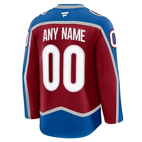 Colorado Avalanche Home Premium Custom Jersey - Burgundy/Navy/White - Image 5