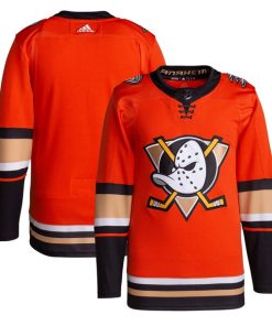 Anaheim Ducks adidas Men's Alternate Primegreen Authentic Blank Jersey - Orange