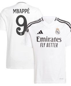 Kylian Mbapp¨¦ Los Merengues adidas Youth 2024/25 Home Replica Player Jersey - White