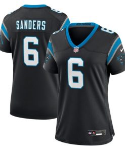 Miles Sanders Carolina Panthers Nike Women's Team Game Jersey - Black/Blue