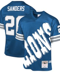 Barry Sanders Detroit Lions 1996 Throwback Fashion Jersey - Blue