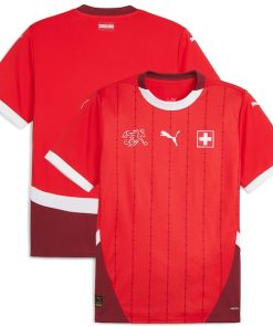 Switzerland National Team Puma 2024 Home Replica Jersey - Red/White