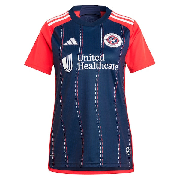 New England Revolution adidas Women's 2024 Boston Tea Party Replica Custom Jersey?ยจC Navy - Image 2