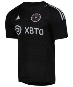 Alternative view of Inter Miami CF adidas 2024 Replica Goalkeeper Jersey - Black