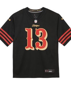 Alternative view of Brock Purdy San Francisco 49ers Nike Preschool 2025 Rivalries Collection Game Jersey - Black