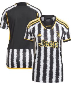 Juventus adidas Women's 2023/24 Home Replica Jersey - Black