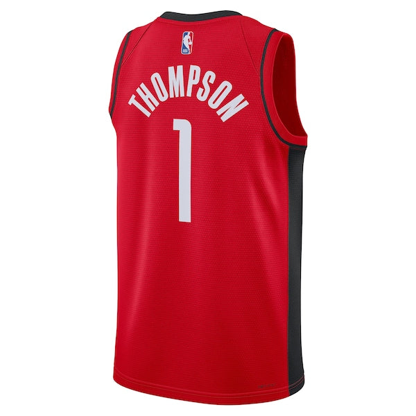 Amen Thompson Houston Rockets Nike Unisex Swingman Player Jersey - Icon Edition - Red - Image 3