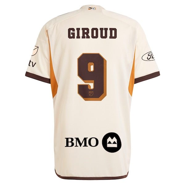 Olivier Giroud LAFC adidas 2024 Archive Authentic Jersey - Tan - Image 3
