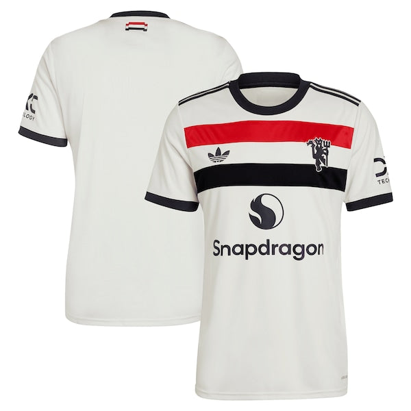 Manchester United adidas Originals 2024/25 Third Replica Jersey - Cream