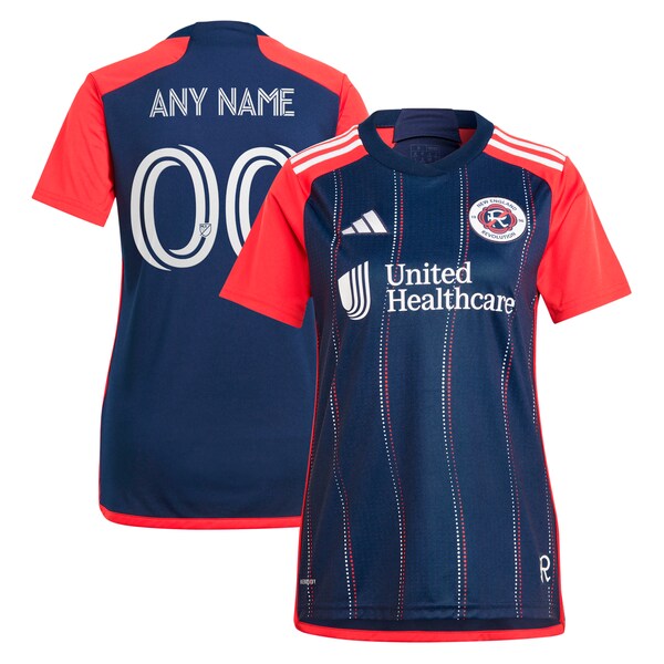 New England Revolution adidas Women's 2024 Boston Tea Party Replica Custom Jersey?ยจC Navy