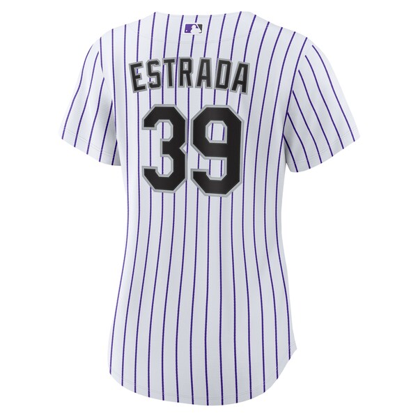 Thairo Estrada Colorado Rockies Nike Women's Home Replica Jersey - White - Image 3