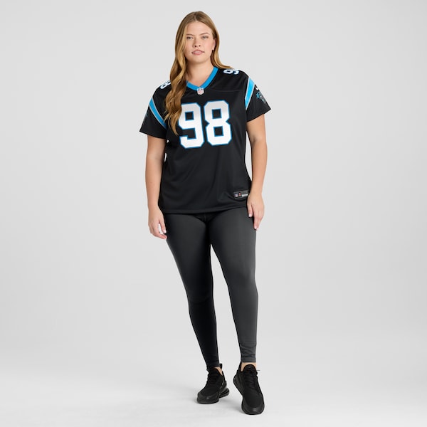 D.J. Wonnum Carolina Panthers Nike Women's Game Jersey - Black - Image 6