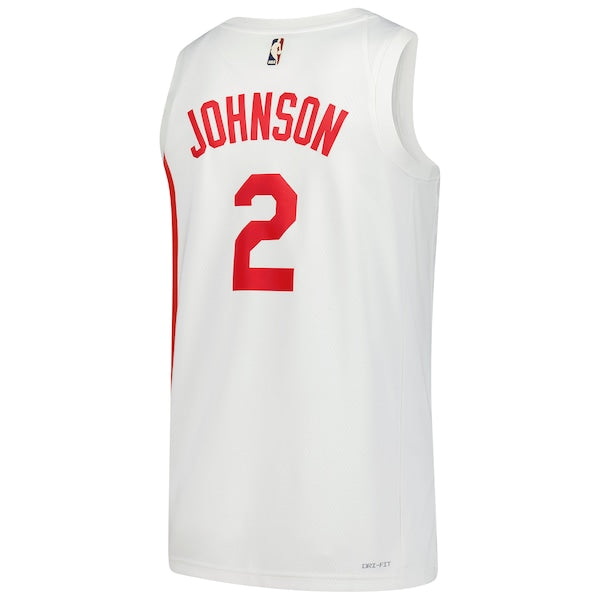 Cameron Johnson Brooklyn Nets Nike Swingman Jersey - Classic Edition - White - Image 3