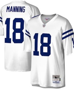 Peyton Manning Indianapolis Colts Legacy Replica Jersey - White/Royal