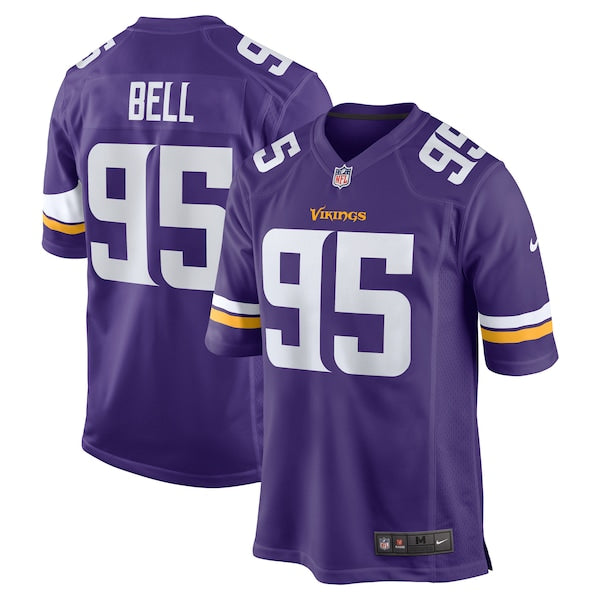Travis Bell Minnesota Vikings Nike Game Jersey - Purple