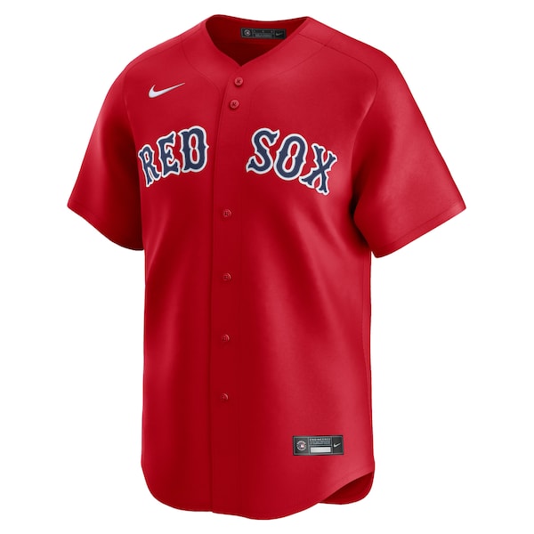 Boston Red Sox Nike Alternate Limited Custom Jersey - Red/White - Image 3