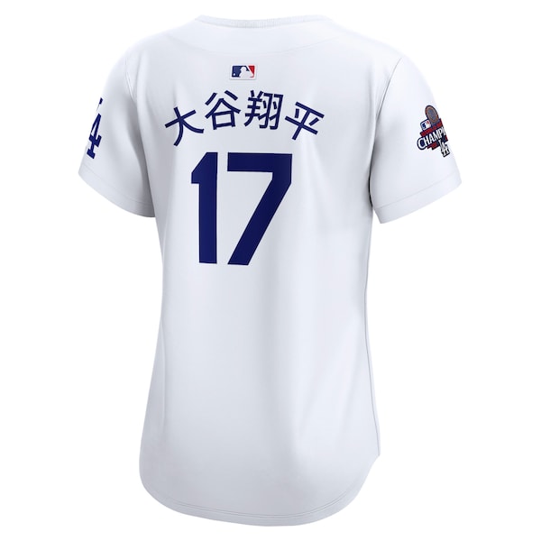 Shohei Ohtani Los Angeles Dodgers Nike Women's 2024 World Series Champions Japanese Characters Limited Player Jersey - White - Image 5