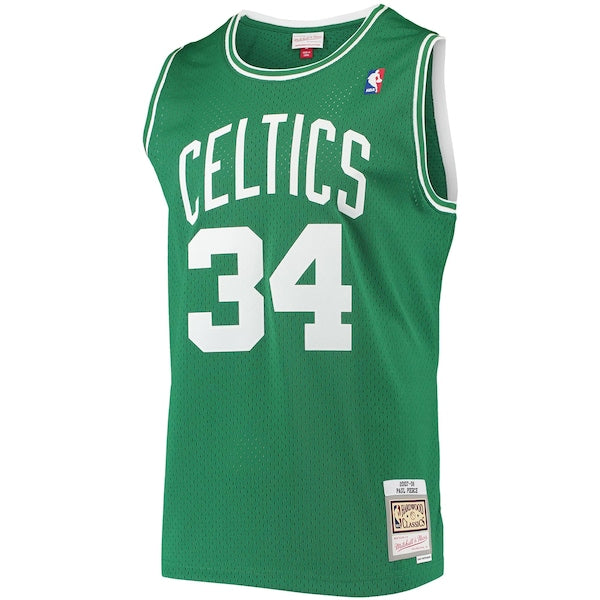 Paul Pierce Boston Celtics Hardwood Classics Swingman Jersey - Kelly Green - Image 2