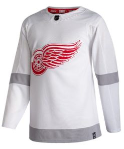 Alternative view of Detroit Red Wings adidas 2020/21 Reverse Retro Authentic Jersey - White