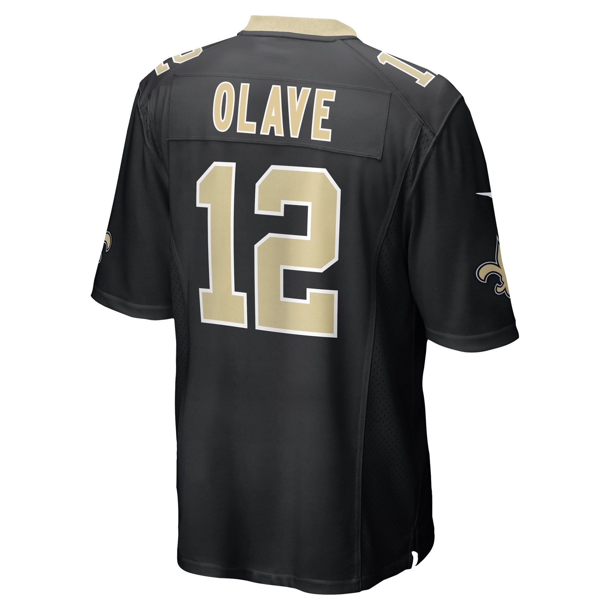 Chris Olave New Orleans Saints Nike 2022 NFL Draft First Round Pick Game Jersey - Black - Image 3