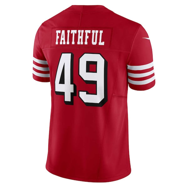 The Faithful San Francisco 49ers Nike Vapor F.U.S.E. Limited Jersey - Scarlet - Image 3