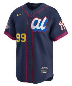Alternative view of Aaron Judge American League Nike 2025 All-Star Edition Limited Player Jersey - Navy