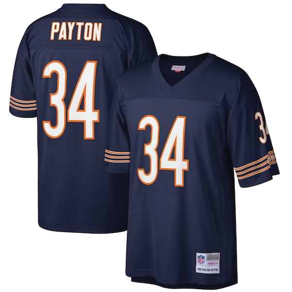 Walter Payton Chicago Bears Big & Tall 1985 Retired Player Replica Jersey - Navy/White - Image 2
