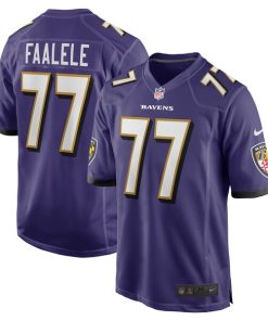 Daniel Faalele Baltimore Ravens Nike Player Game Jersey - Purple