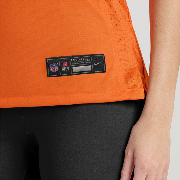 Talanoa Hufanga Denver Broncos Nike Women's Team Game Jersey - Orange - Image 9