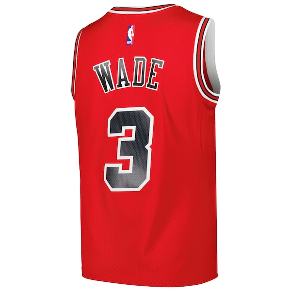Dwyane Wade Chicago Bulls 2016/17 Hardwood Classics Swingman Jersey - Red - Image 3