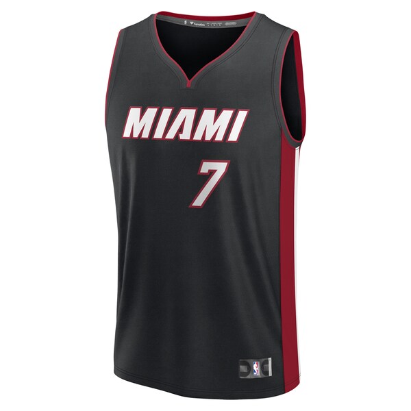Kel'el Ware Miami Heat Fast Break Replica Player Jersey - Icon Edition - Black - Image 2