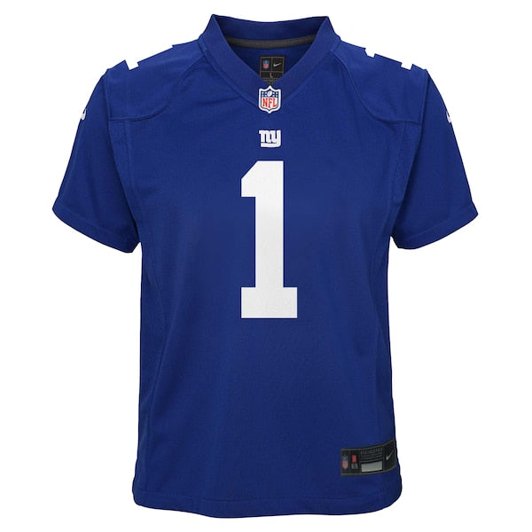 Malik Nabers New York Giants Nike Youth Game Jersey - Royal - Image 2