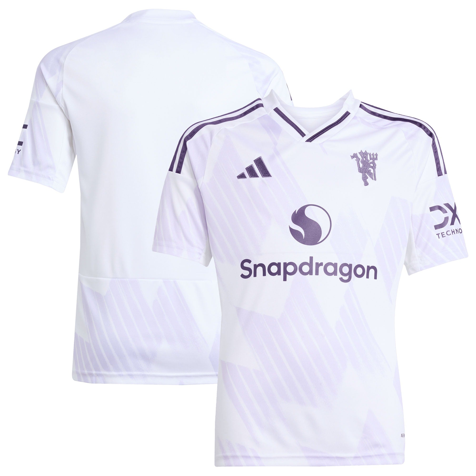 Manchester United adidas Youth 2025/26 Third Replica Jersey - Black/White/Red - Image 5