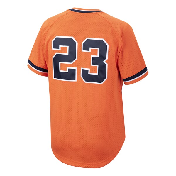 Kirk Gibson Detroit Tigers Cooperstown Collection Mesh Batting Practice Button-Up Jersey? - Orange - Image 4