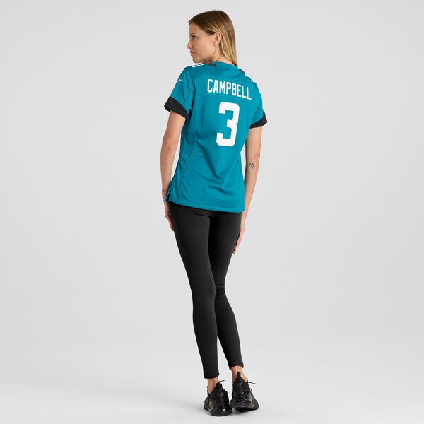 Tyson Campbell Jacksonville Jaguars Nike Women's Game Jersey - Teal - Image 5