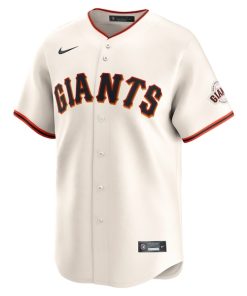 Alternative view of Logan Webb San Francisco Giants Nike Home Limited Player Jersey - Cream