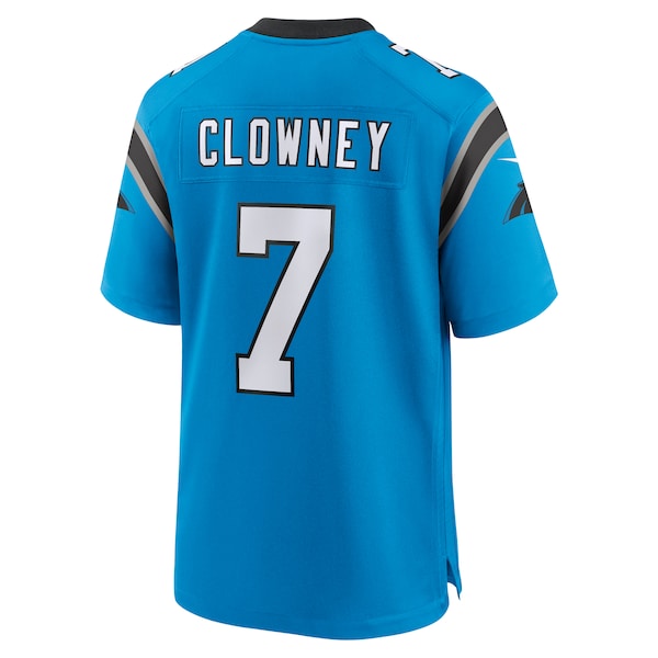 Jadeveon Clowney Carolina Panthers Nike Alternate Game Jersey - Blue/Black - Image 4