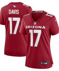 Kaden Davis Arizona Cardinals Nike Women's Team Game Jersey -  Cardinal