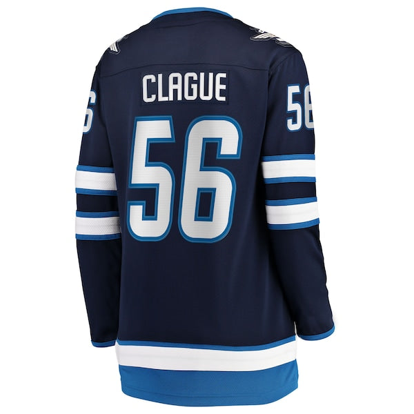 Kale Clague Winnipeg Jets Women's Home Breakaway Jersey - Navy - Image 3