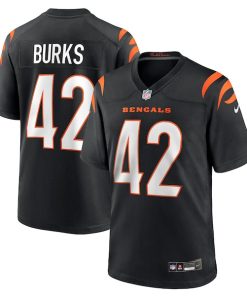Oren Burks Cincinnati Bengals Nike Team Game Jersey -  Black